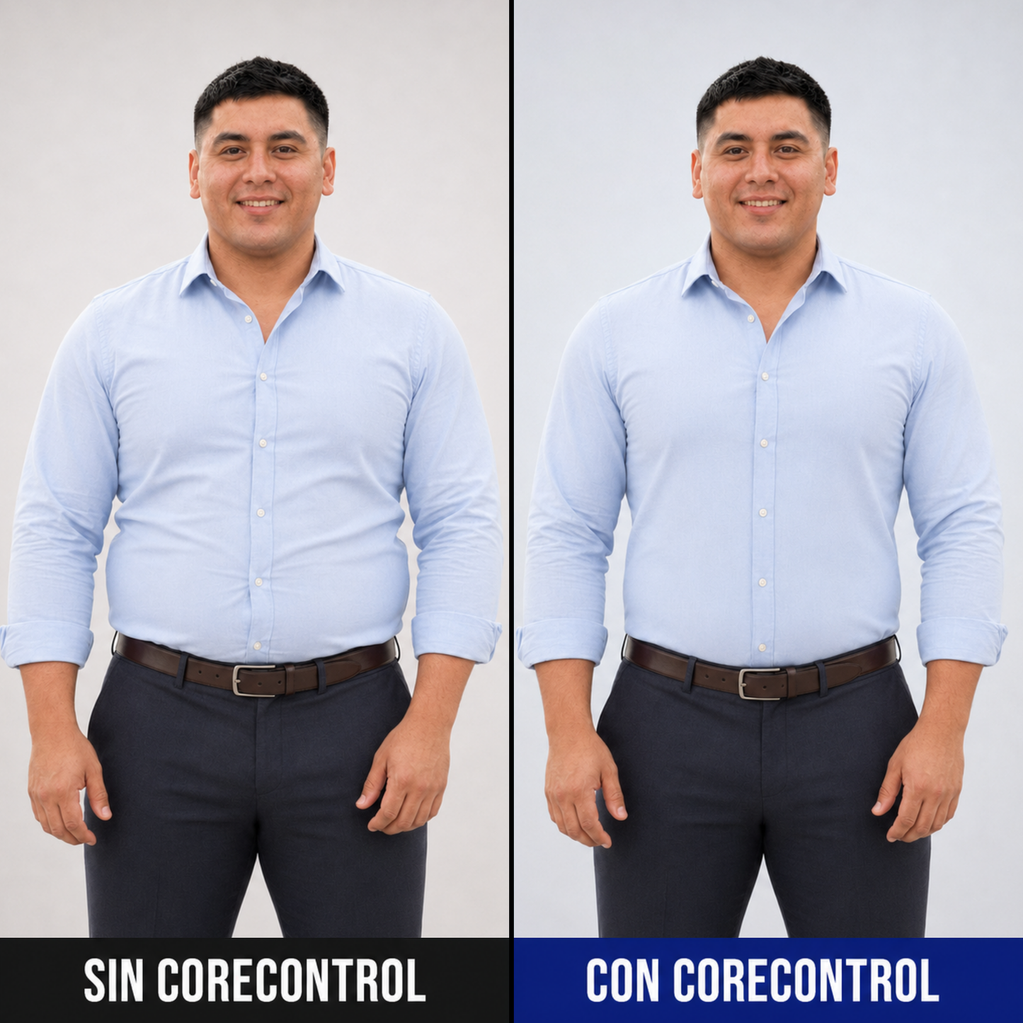 CoreControl™ | Pecho más plano y abdomen más firme