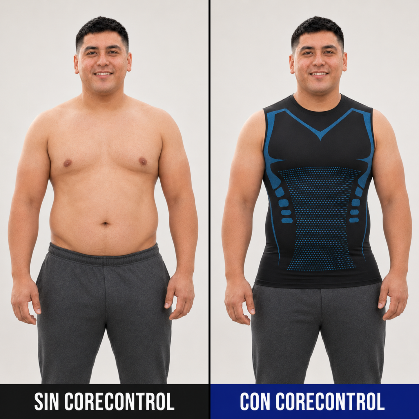 CoreControl™ | Pecho más plano y abdomen más firme